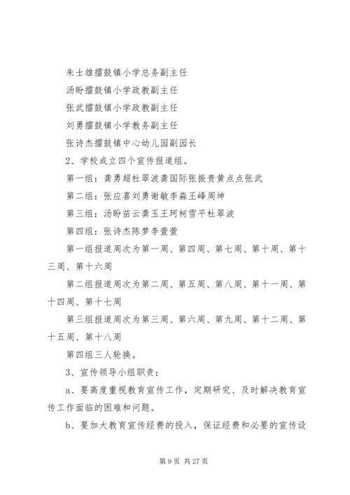 教育科学系小学教育三班宣传委员20XX年学年三月份工作计划.docx
