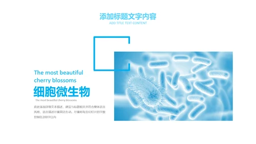 医疗细菌病毒微生物细胞组织动态ppt模板