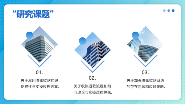 蓝色渐变毕设报告ppt模板