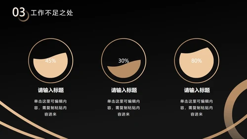 黑金不规则约商简务PPT模板