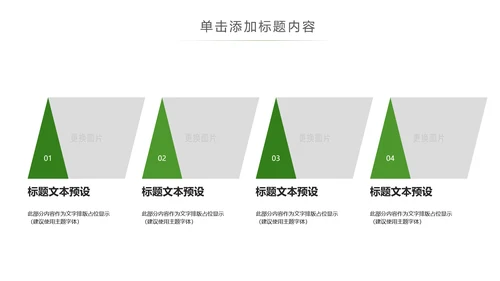 绿色森林植树造林林业木材园动态PPT模板