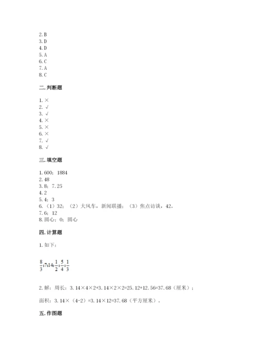 人教版数学六年级上册期末考试卷精品（考点梳理）.docx