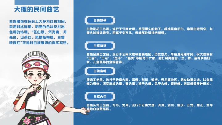 云南大理城市介绍旅游宣传PPT模板