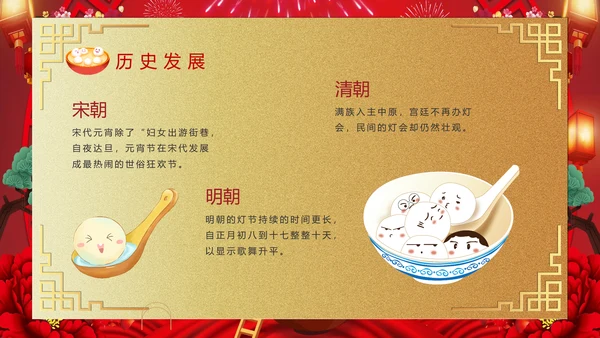 喜庆欢度正月十五元宵节PPT课件