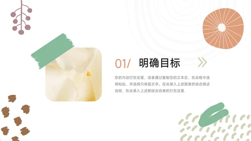 文艺清新业务管理技能PPT模板