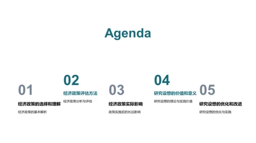 经济政策分析评估PPT模板