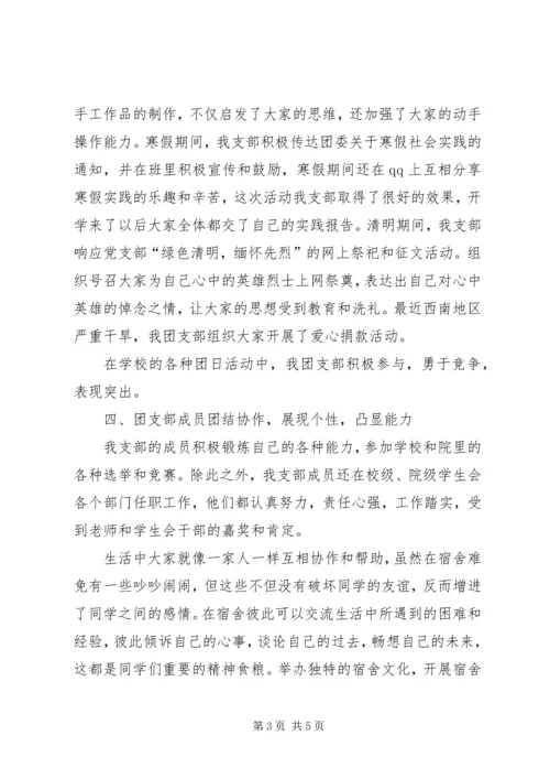 优秀团支部申请材料 (10).docx
