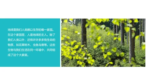 保护环境主题教育班会课程汇报PPT模板