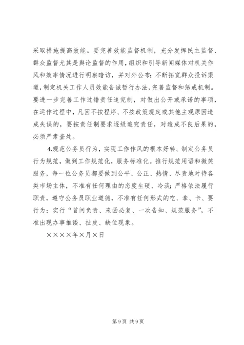 关于促进我市政府职能转变的意见 (2).docx