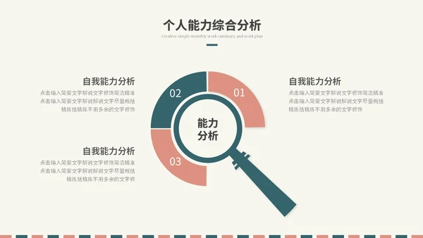 简约时尚个人简历岗位竞聘自我介绍ppt模板