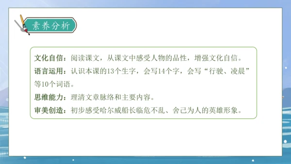 【核心素养】部编版语文四年级下册-24.“诺曼底号” 遇难记第1课时（课件）