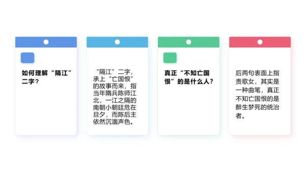 第六单元 课外古诗词诵读 泊秦淮 课件