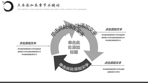 BUSINES中国风水墨飞马通用PPT模板