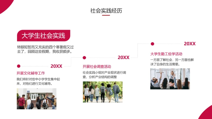 经典红色研究生复试考研面试PPT模版