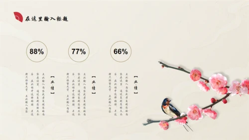 中国红古典国风古韵通用PPT模板