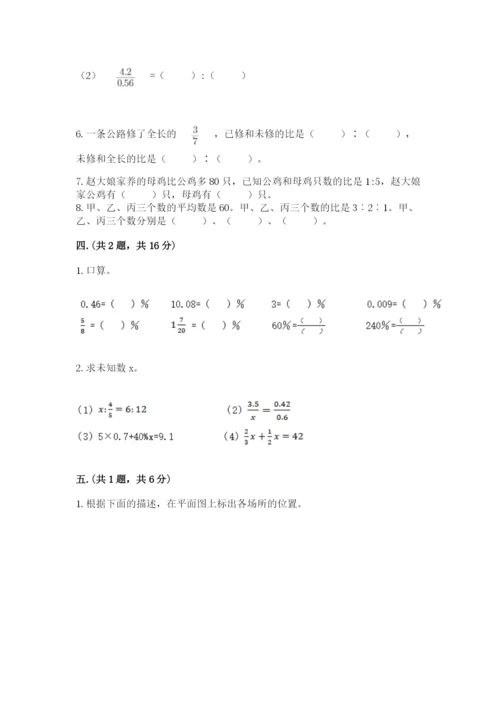 苏教版数学六年级下册试题期末模拟检测卷带答案（培优）.docx