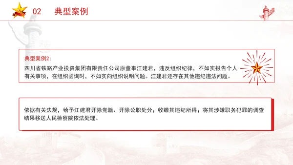 法律知识党课PPT违反党的组织纪律案例剖析