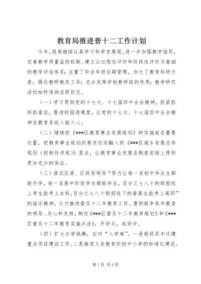 教育局推进普十二工作计划.docx