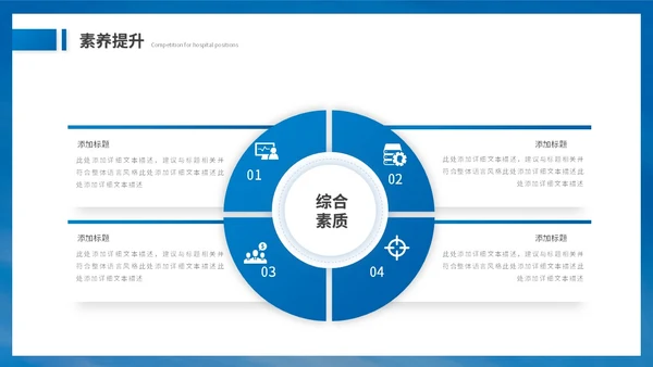 蓝色水彩水墨风励志帆船岗位竞聘自我介绍竞聘报告ppt模板