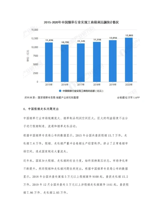 中国烟草行业市场现状及发展趋势分析-信息化建设规范行业发展秩序.docx