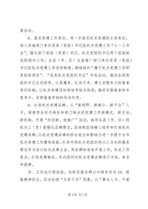 机关工委年度机关党建工作要点.docx