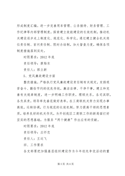 基层组织建设整改提高情况汇报.docx