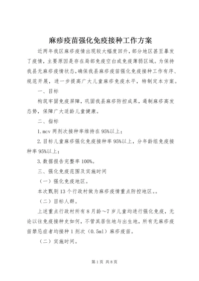 麻疹疫苗强化免疫接种工作方案.docx