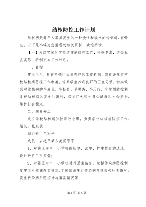 结核防控工作计划.docx