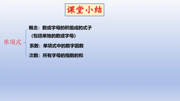 4.1 整式   课件-2024-2025学年人教版数学七年级上册