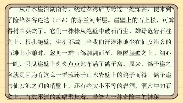 统编版语文四年级上册主题五　祖国风光 阅读与写作指导课件