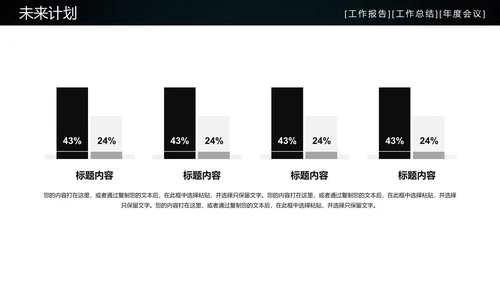 炫酷房地产工作汇报通用PPT模板
