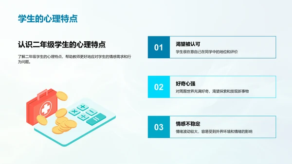 二年级学习生活指导PPT模板