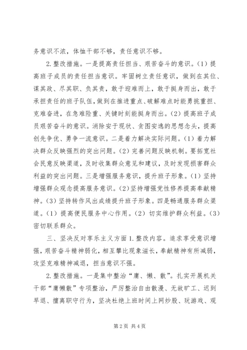 镇党委群众路线教育活动整改方案.docx