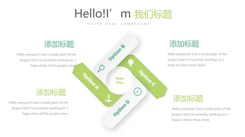 绿色清新简约大方医疗医药代表工作汇报动态PPT