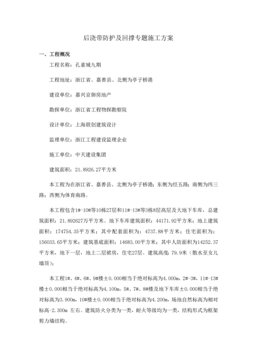 后浇带回顶综合标准施工专业方案.docx