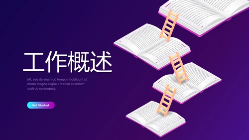 在线教育培训网课工作总结计划动态PPT模板