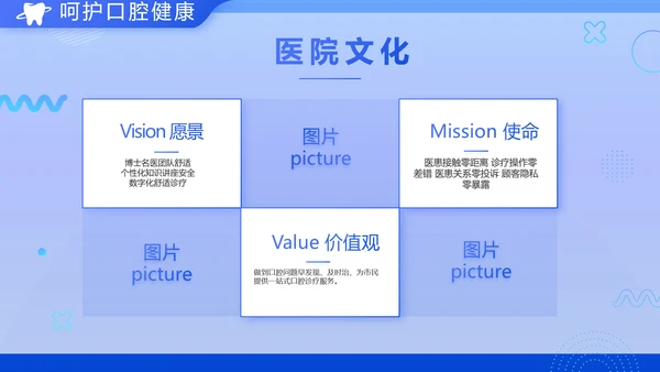蓝色医疗幼儿园牙科口腔宣传动态PPT模板