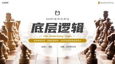 实拍风底层逻辑读书分享PPT