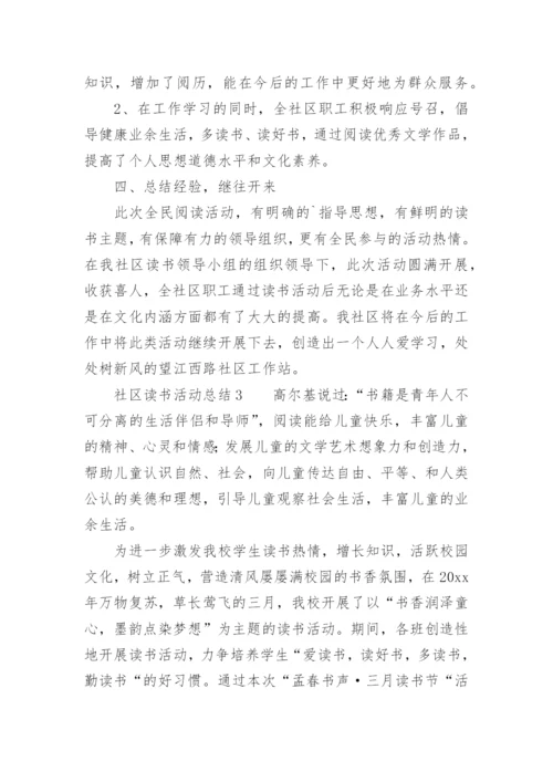 社区读书活动总结.docx