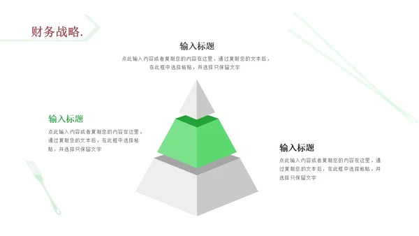 橙色商务风简约风餐厅商业计划书PPT模板
