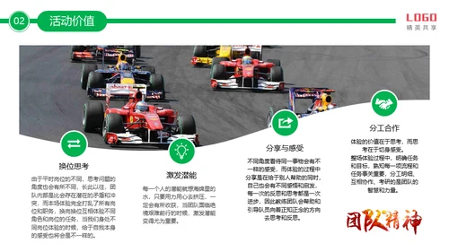 公司团建活动项目介绍通用PPT模板