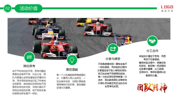 公司团建活动项目介绍通用PPT模板