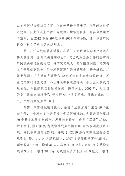 治庸计划实施做法与体会.docx
