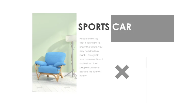 极简风室内设计北欧风格居家房屋室内装修设计方案PPT模版