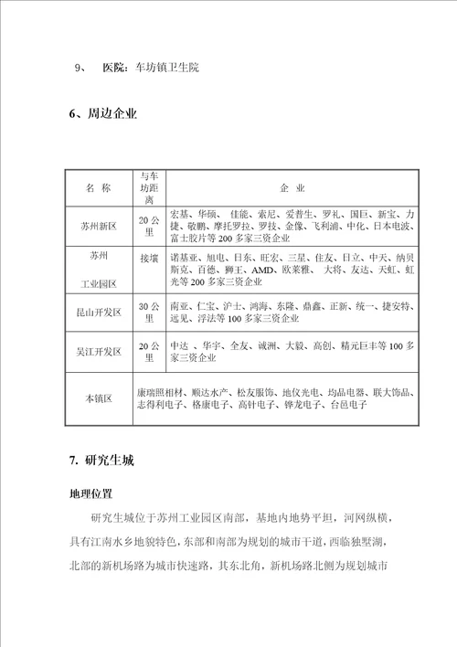 苏州某镇地块营销策划报告