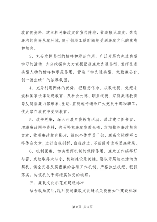 药监局廉政文化示范点创建实施方案 (2).docx