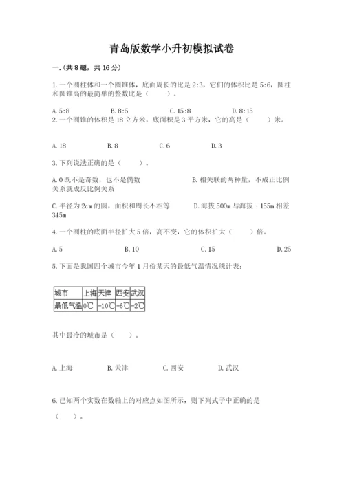 青岛版数学小升初模拟试卷（能力提升）.docx