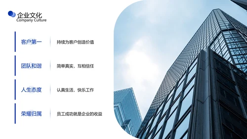 校园招聘蓝色简约商务风PPT