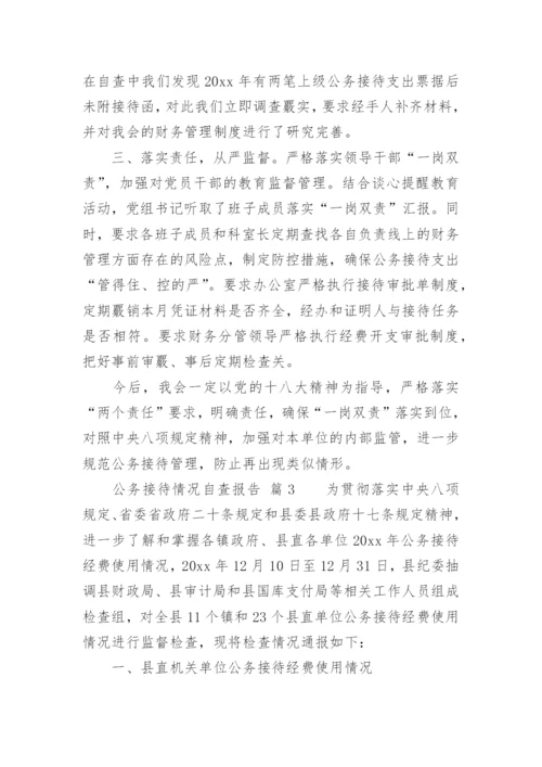 公务接待情况自查报告.docx