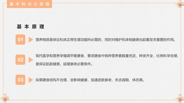 食疗美容与营养搭配PPT模板